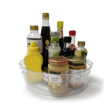 ROTATING CONDIMENT TRAY SNOWY KECH 29.2X29.2X8.7CM