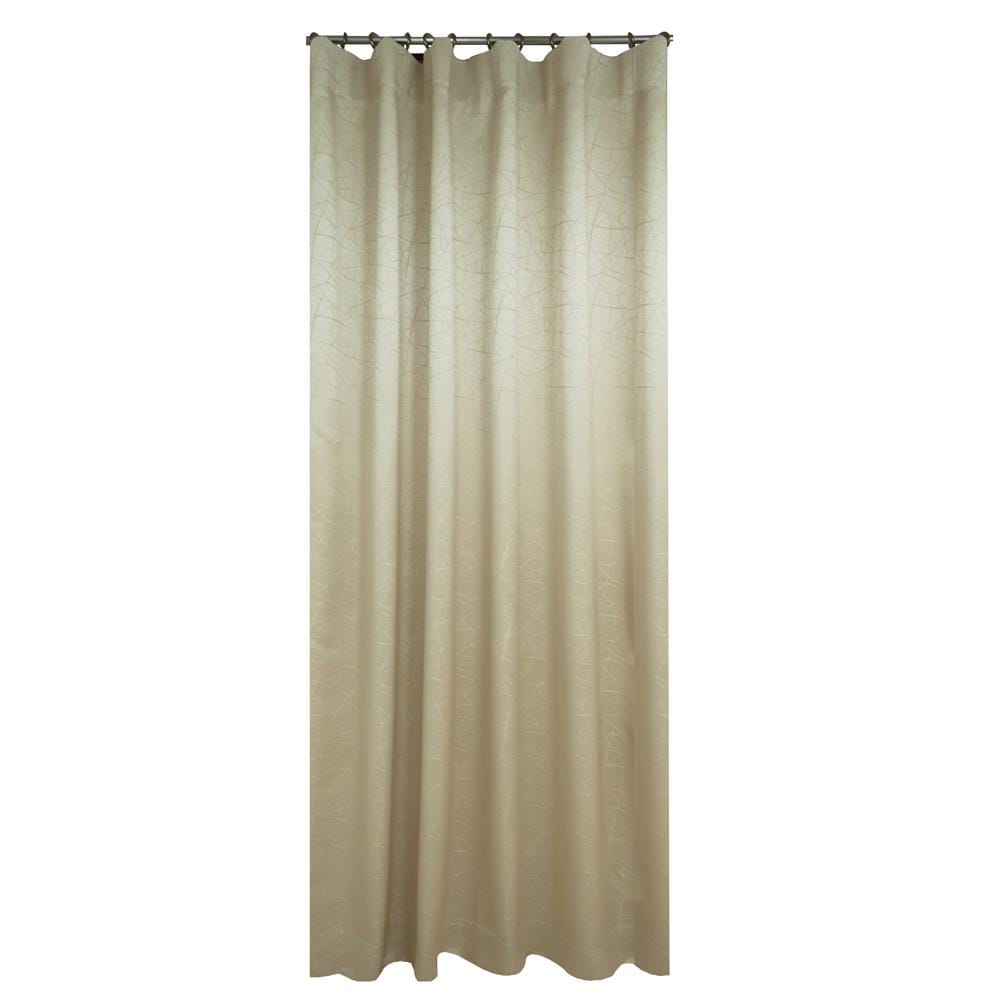 HLS CURTAIN HOOK LILY UV 140X180CM LIGHT BROWN