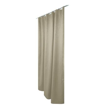 HLS CURTAIN HOOK LILY UV 140X180CM LIGHT BROWN