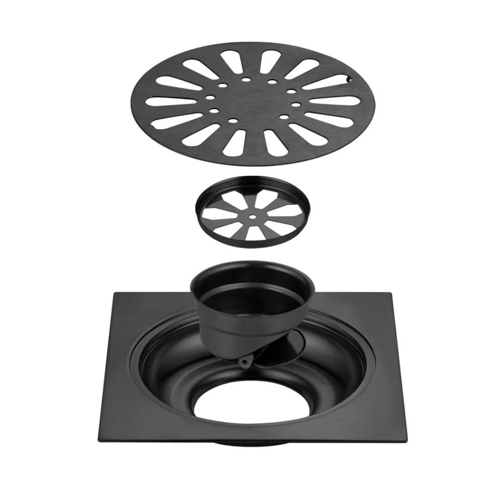 CABANA STAINLESS STEEL FLOOR TRAP DRAIN CB6635-BL 150x150MM
