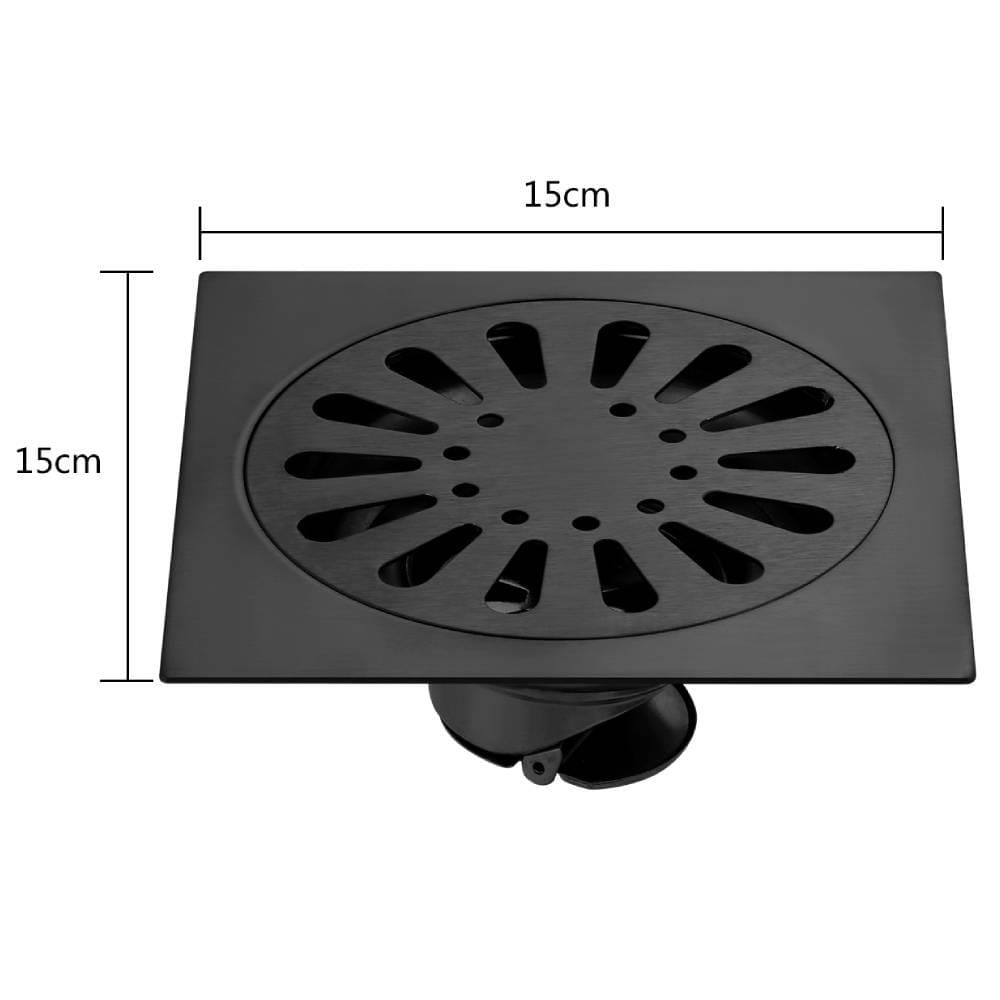 CABANA STAINLESS STEEL FLOOR TRAP DRAIN CB6635-BL 150x150MM