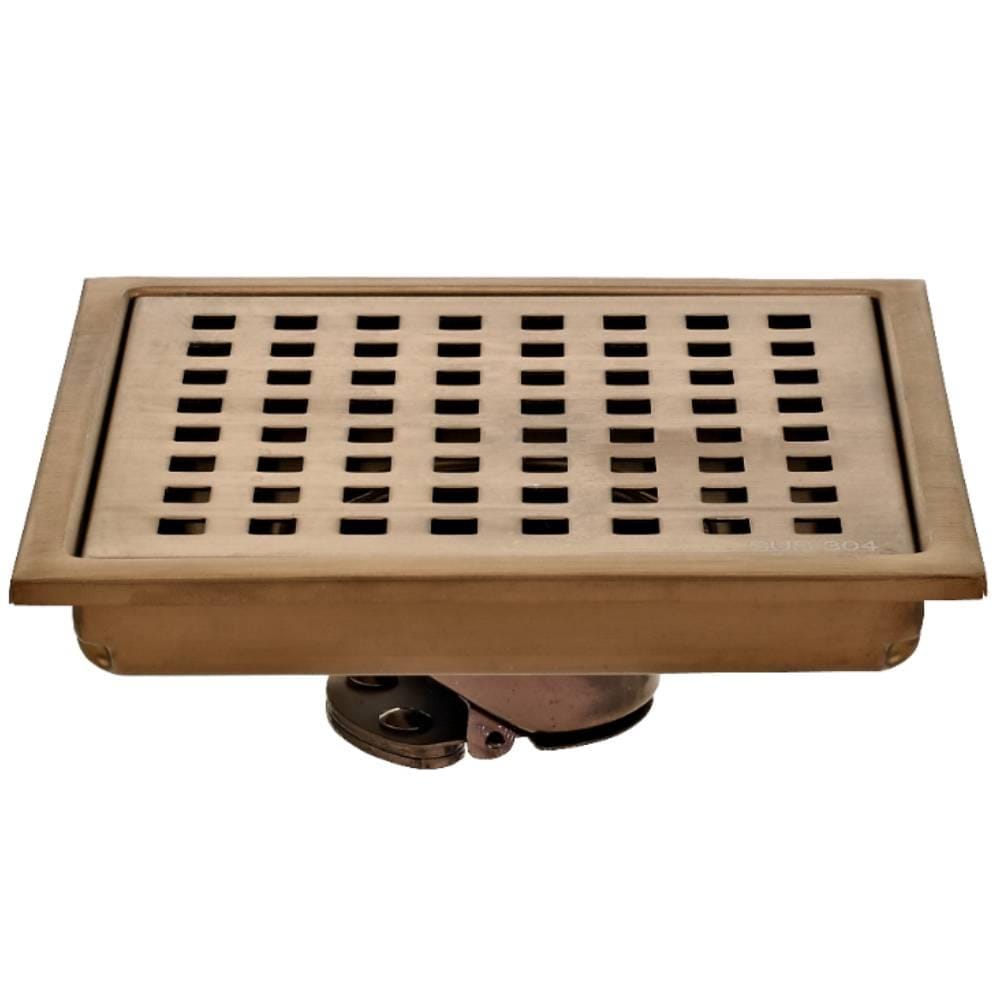 CABANA STAINLESS STEEL FLOOR TRAP DRAIN CB6409-RG 150X150MM