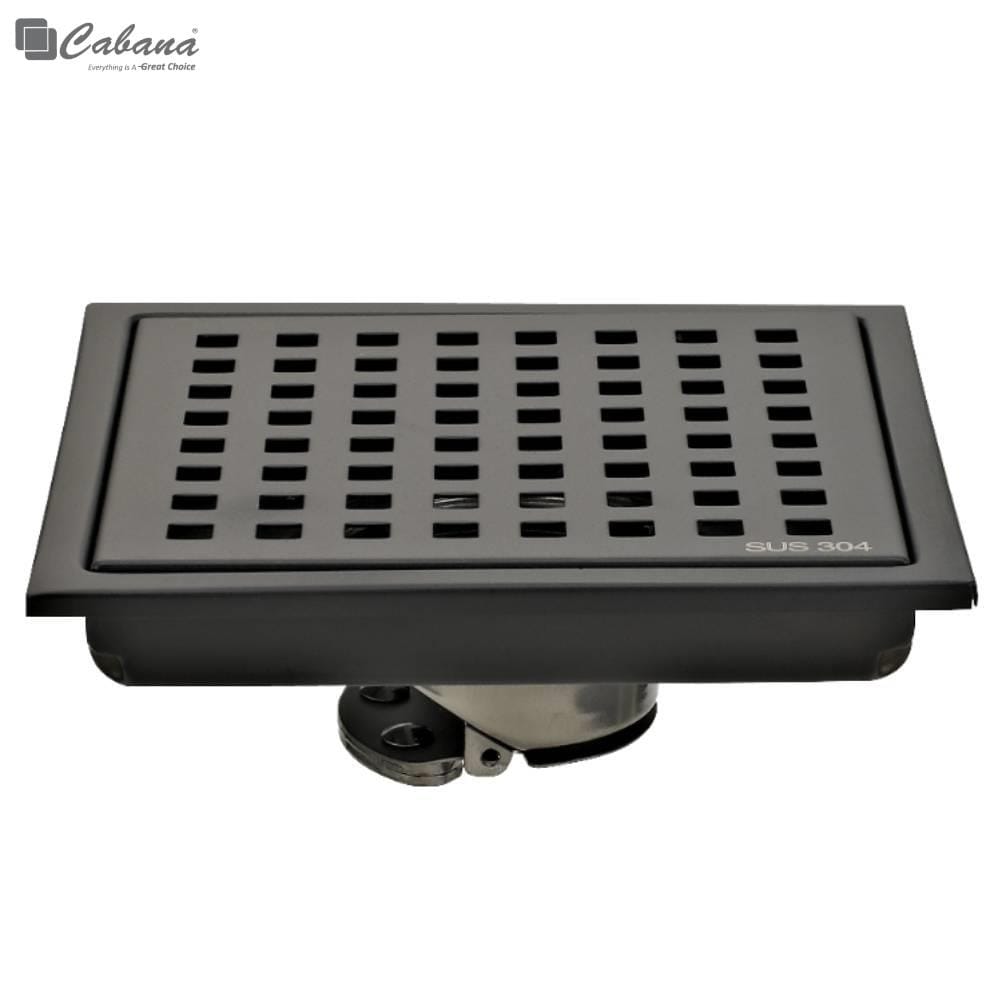 CABANA STAINLESS STEEL FLOOR TRAP DRAIN CB6409-BL 150X150MM