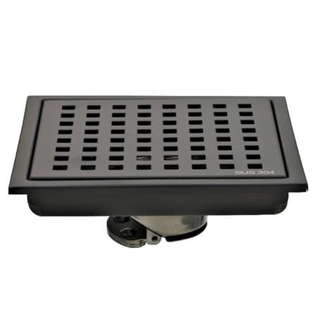 CABANA STAINLESS STEEL FLOOR TRAP DRAIN CB6409-BL 150X150MM
