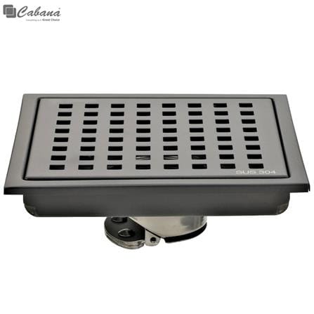 CABANA STAINLESS STEEL FLOOR TRAP DRAIN CB6409-GM 150X150MM