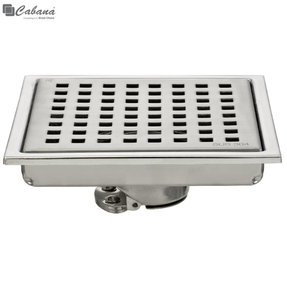 CABANA STAINLESS STEEL FLOOR TRAP DRAIN CB6409 150X150MM