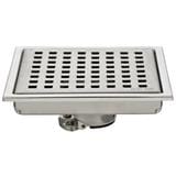 CABANA STAINLESS STEEL FLOOR TRAP DRAIN CB6409 150X150MM