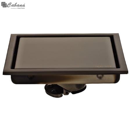 CABANA STAINLESS STEEL FLOOR TRAP DRAIN CB6408-GM 150X150MM