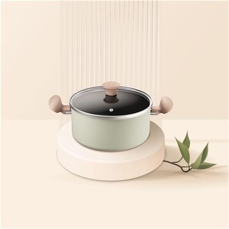 TEFAL SO MATCHA STEWPOT 24CM WITH GLASS LID -G17946