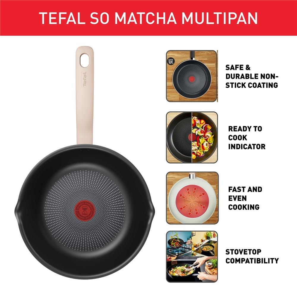 TEFAL SO MATCHA MULTIPAN 24CM NON- STICK COATING G17964