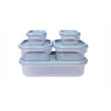 FOOD CONTAINER 5PCS SET KECH GREY 2X250ML,2X1L & 1X2.25L