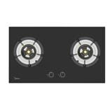 MIDEA GAS HOB MGH-2590GL(RFID) 2BURNERS 5.2KW 76CM WITH INTERLINK HOOD & HOB