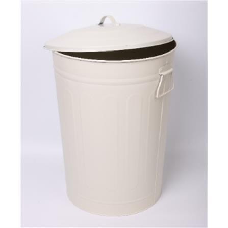 ROUND DUSTBIN META ACCO 48L CREAM 32X40X54CM
