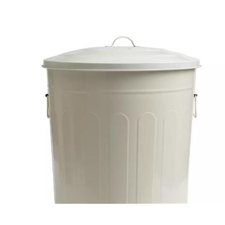 ROUND DUSTBIN META ACCO 48L CREAM 32X40X54CM