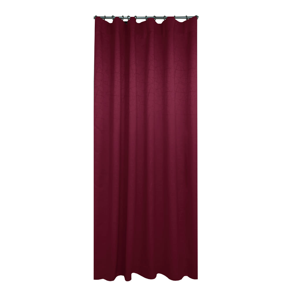 HLS CURTAIN HOOK LILY UV 140X310CM RED