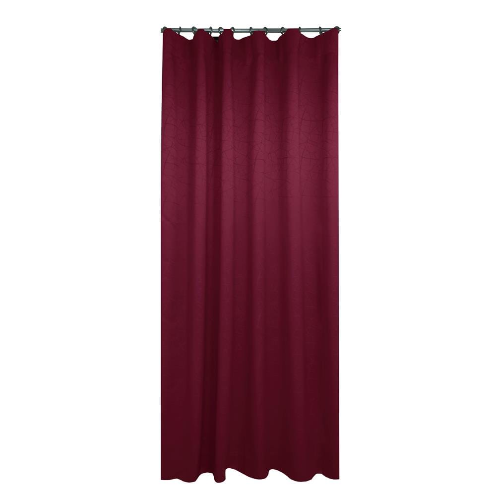HLS CURTAIN HOOK LILY UV 140X310CM RED