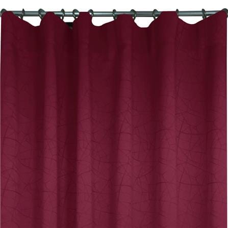 HLS CURTAIN HOOK LILY UV 140X310CM RED