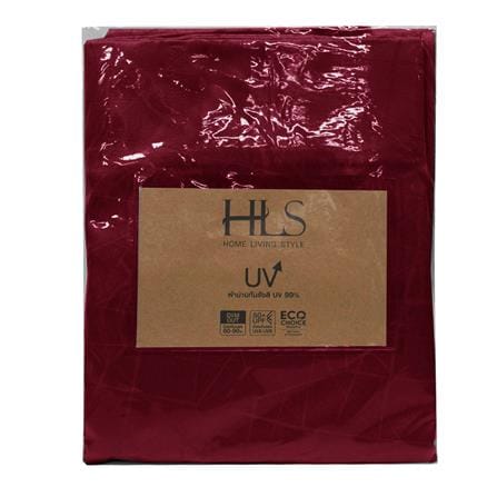 HLS CURTAIN HOOK LILY UV 140X310CM RED