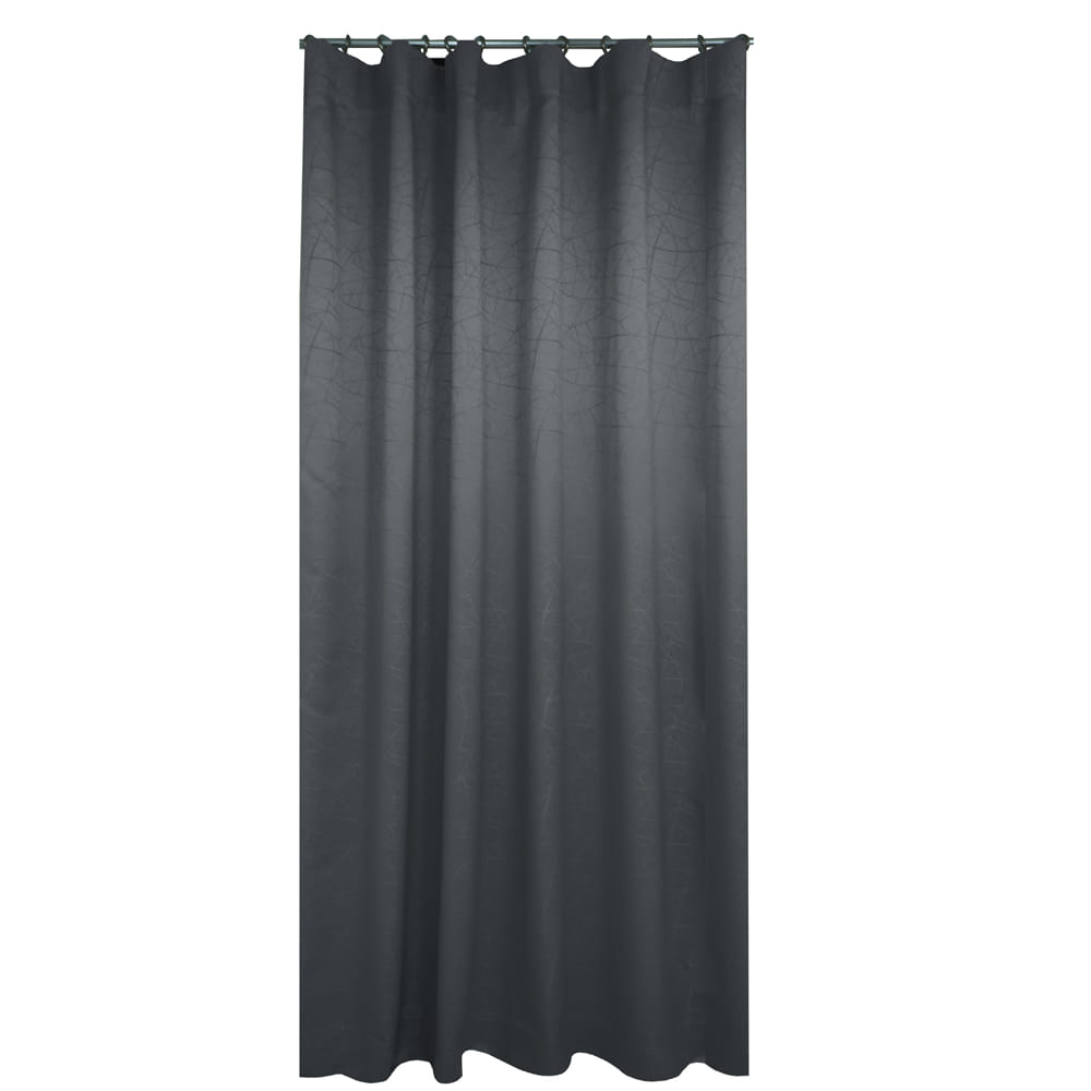 HLS CURTAIN HOOK LILY UV 140X250CM DARK GRAY