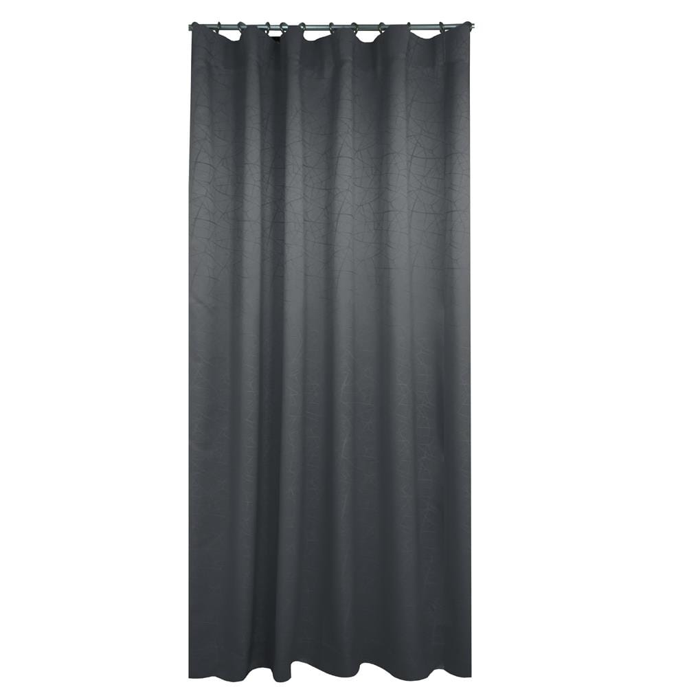 HLS CURTAIN HOOK LILY UV 140X250CM DARK GRAY