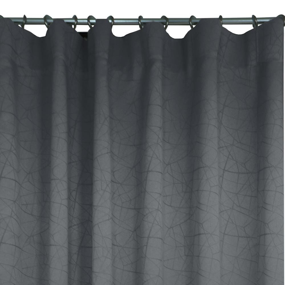 HLS CURTAIN HOOK LILY UV 140X310CM DARK GRAY