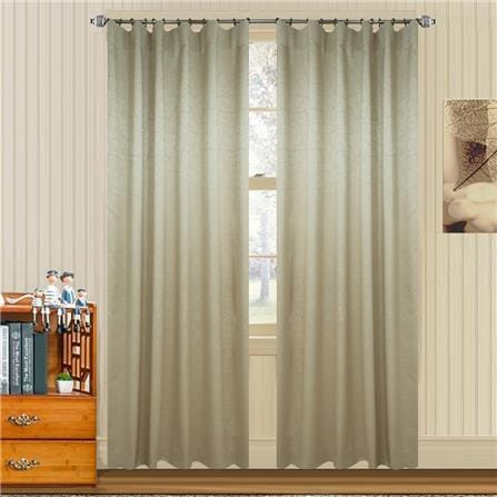 HLS CURTAIN HOOK LILY UV 140X310CM LIGHT BROWN