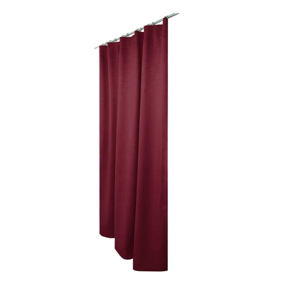 HLS CURTAIN HOOK LILY UV 140X180CM RED