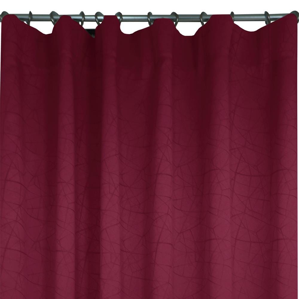 HLS CURTAIN HOOK LILY UV 140X180CM RED