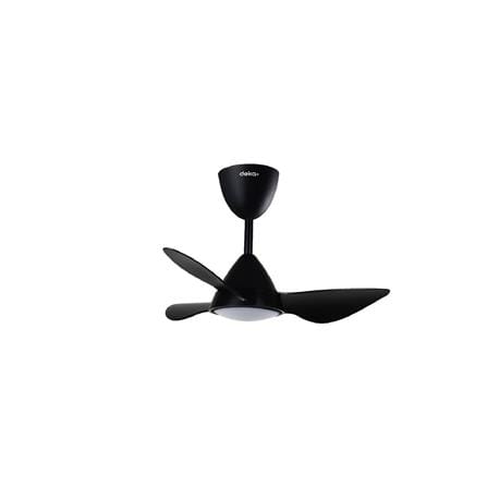 DEKA CEILING FAN CROX 3BLADES LED BLACK 28INCH