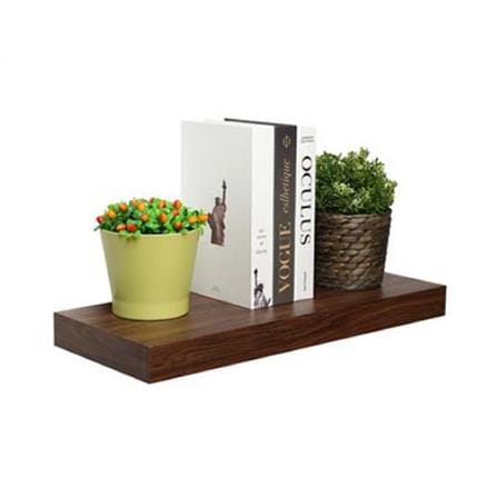 FLOATING SHELF 80X24X5CM VINTAGE TEAK