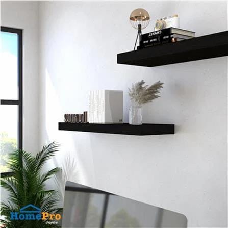 FLOATING SHELF 120X24X5CM VINTAGE TEAK