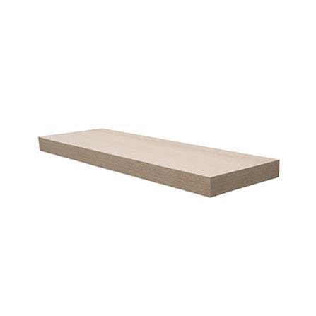 FLOATING SHELF 80X24X5CM WHITE OAK