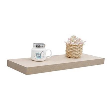 FLOATING SHELF 80X24X5CM WHITE OAK