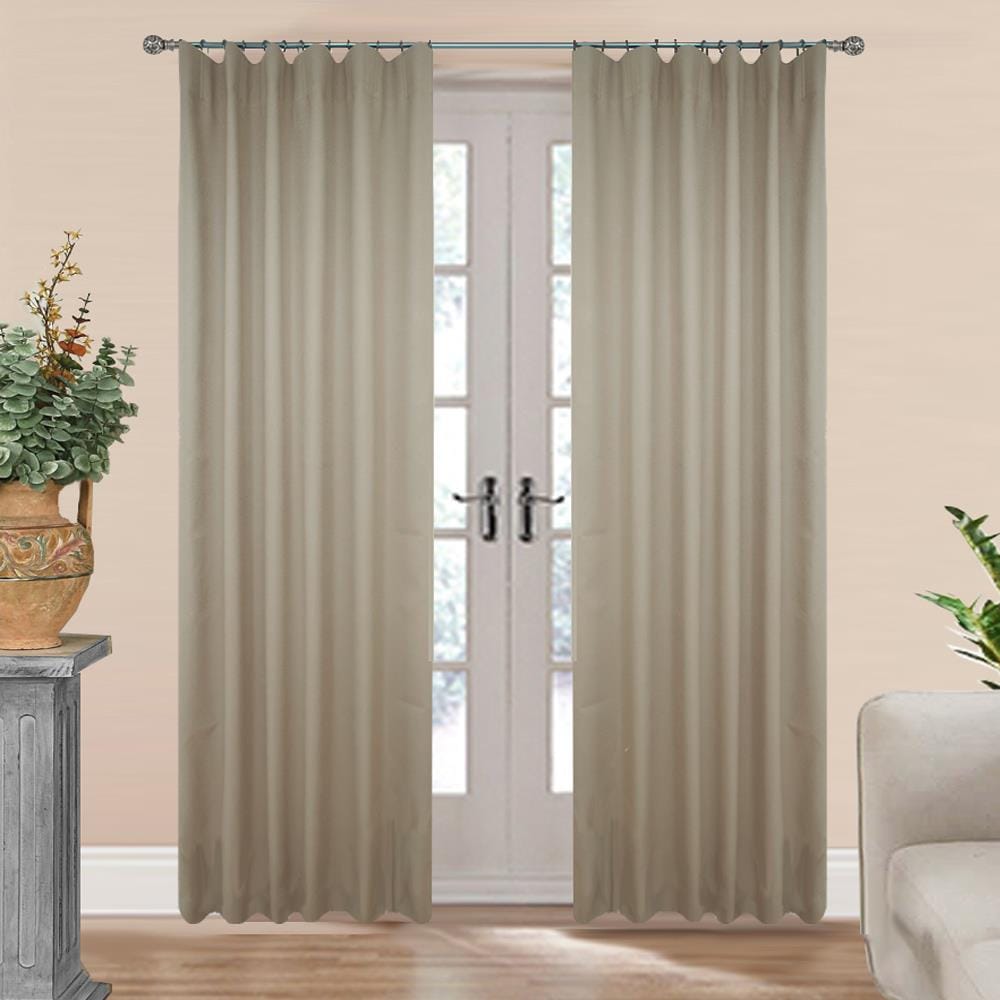 HLS CURTAIN HOOK ZAFA UV 130X220CM DARK BROWN