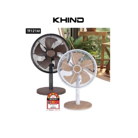KHIND TABLE FAN TF121M FW WHITE 12" 5BLADE 3SPEED