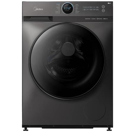 MIDEA INVERTER FRONT LOAD WASHING MACHINE MF200W120WB 12KG TITANIUM GREY