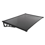 FIXED POLYCARBONATE AWNING SUNSHIELD MAX-SERIES 100X150CM 3MM LIGHT GREY [EXCLUSIVE FROM HOMEPRO THAILAND]
