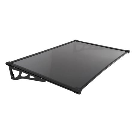 FIXED POLYCARBONATE AWNING SUNSHIELD MAX-SERIES 100X150CM 3MM LIGHT GREY [EXCLUSIVE FROM HOMEPRO THAILAND]