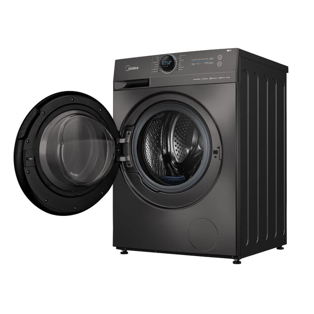 MIDEA FRONT LOAD WASHING MACHINE & DRYER MF200D120WB 12/8KG TITANIUM GREY