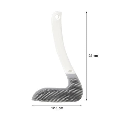SOFT DUST BRUSH 12.3X2.8X22CM C-NAMI ACCO WHITE/GREY