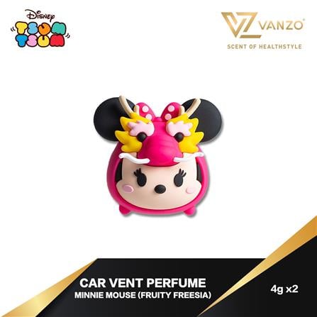 VANZO DISNEY SERIES CAR VENT PERFUME TSUM TSUM MINNIE MOUSE (FRUITY FREESIA) 4g