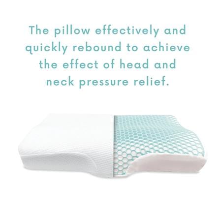 JEAN PERRY HONEYCOMB ORTHOPEDIC TPE SOFT ERGONOMIC MEMORY FOAM PILLOW