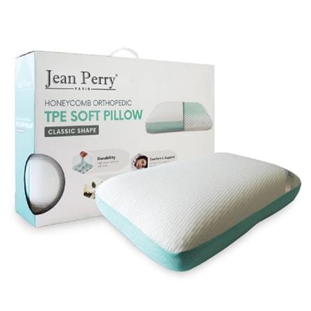 JEAN PERRY HONEYCOMB ORTHOPEDIC TPE SOFT CLASSIC MEMORY PILLOW