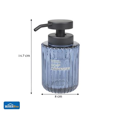 MOYA GLASS SOAP DISPENSER  KE5018B.01J BLUE