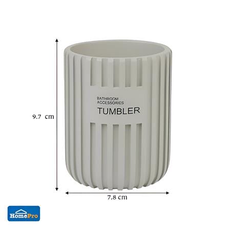 MOYA TUMBLER POLYRESIN KE2028C.03J GREY