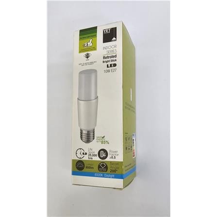 YETPLUS LED STICK T37 10W 6500K E27 MS