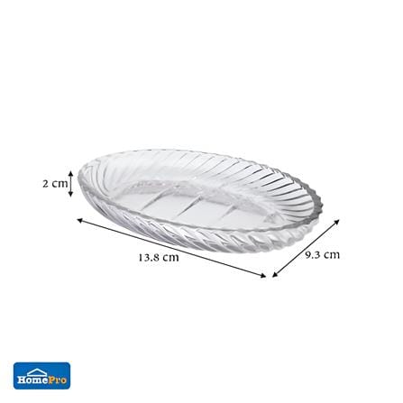 MOYA GLASS SOAP HOLDER KE5005A.01 CLEAR