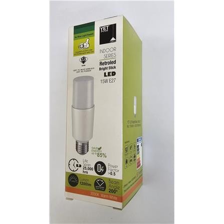 YETPLUS LED STICK T44 15W 3000K E27 MS