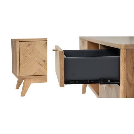 TV CABINET NESTNORDIC LOFTUS 1.8M OAK