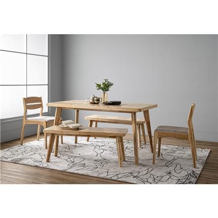 DINING TABLE NESTNORDIC 1.5M OAK